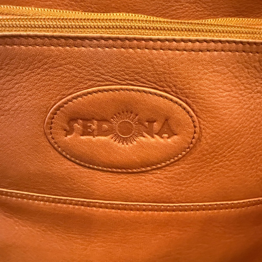 Brown Leather Messenger Bag with Adjustable Strap, Great for Travel or Everyday - Picture 2 of 14